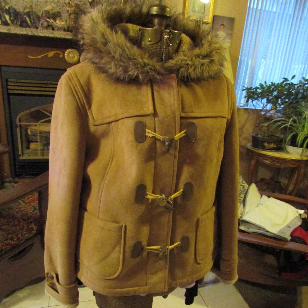 Warm suede-like jacket